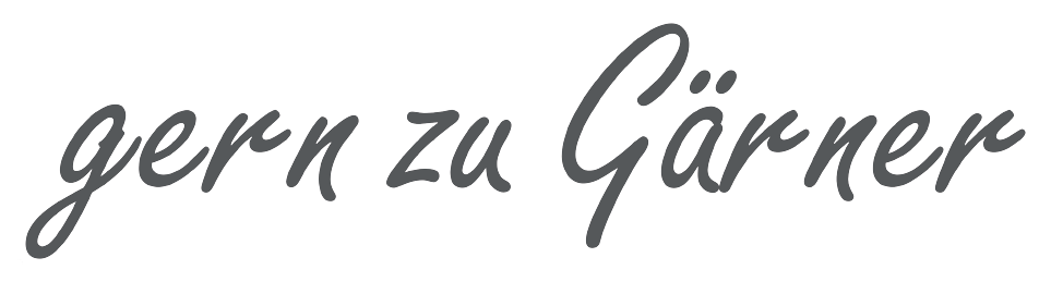 Slogan Gaerner grau auf transparent